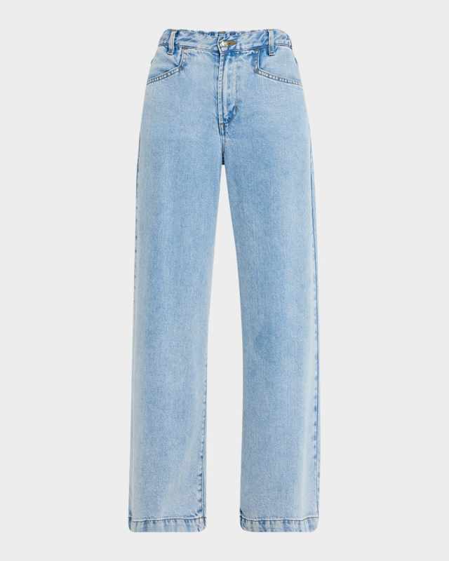 Nixon Wide-Leg Denim Pants
